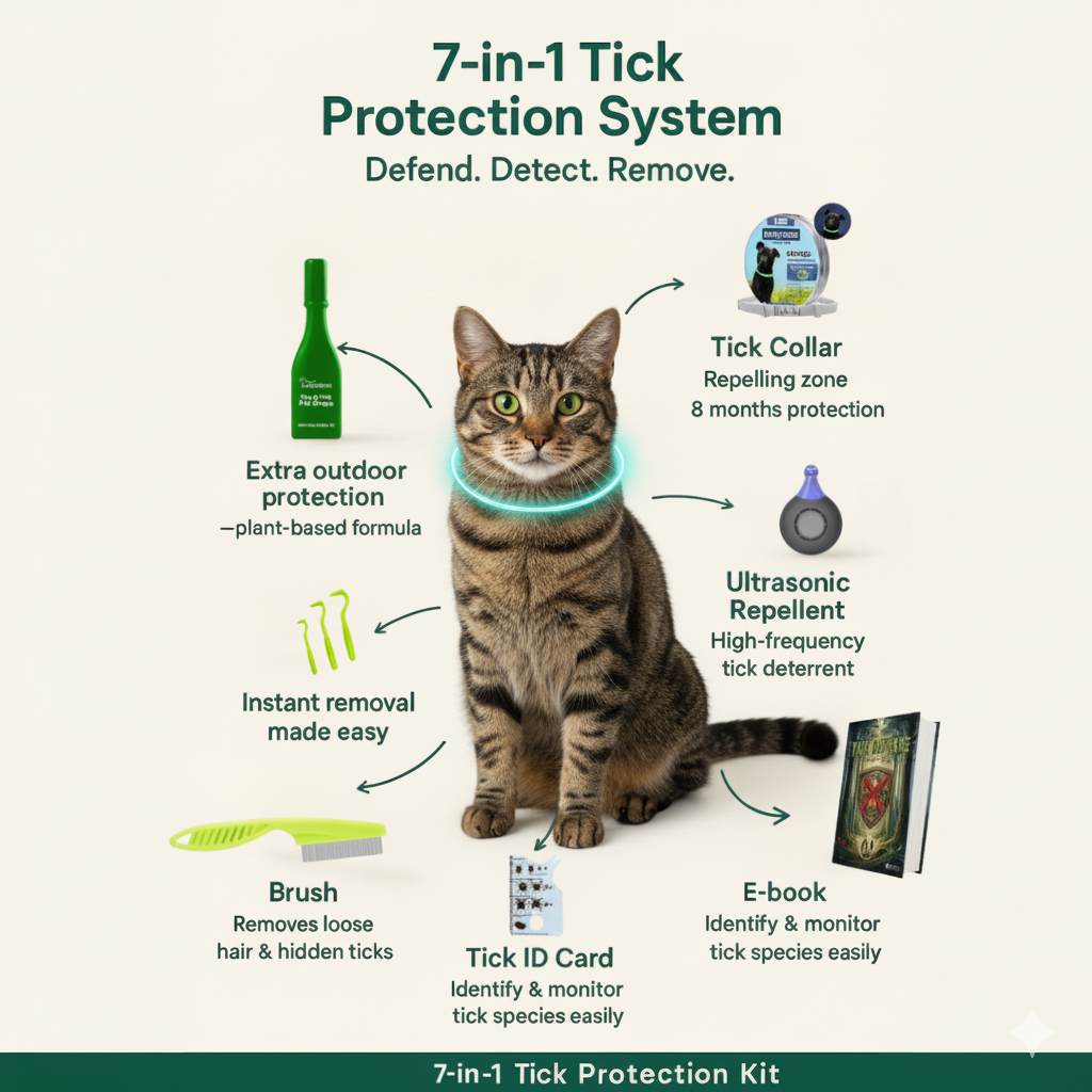 Stop Tick - Cat Defensive Kit